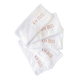 Owen Drew Embroidered Microfibre Cloths, Pack of 5