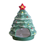 TRADITIONAL CHRISTMAS TREE CERAMIC OIL BURNER