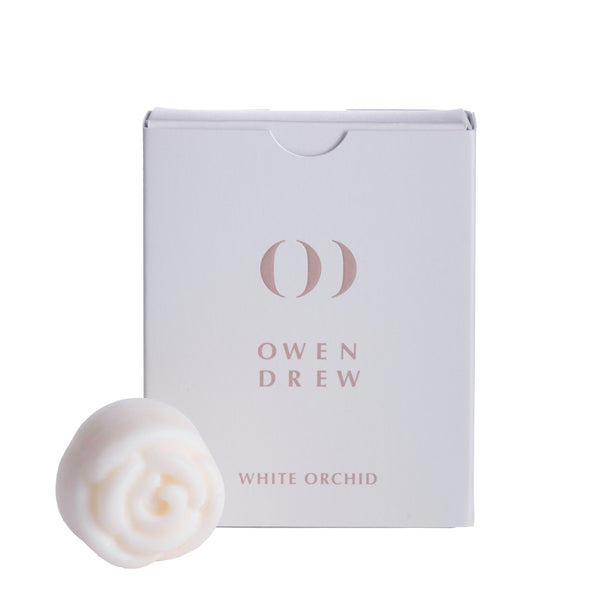 WHITE ORCHID NATURAL SOY WAX MELTS (FLORAL COLLECTION)