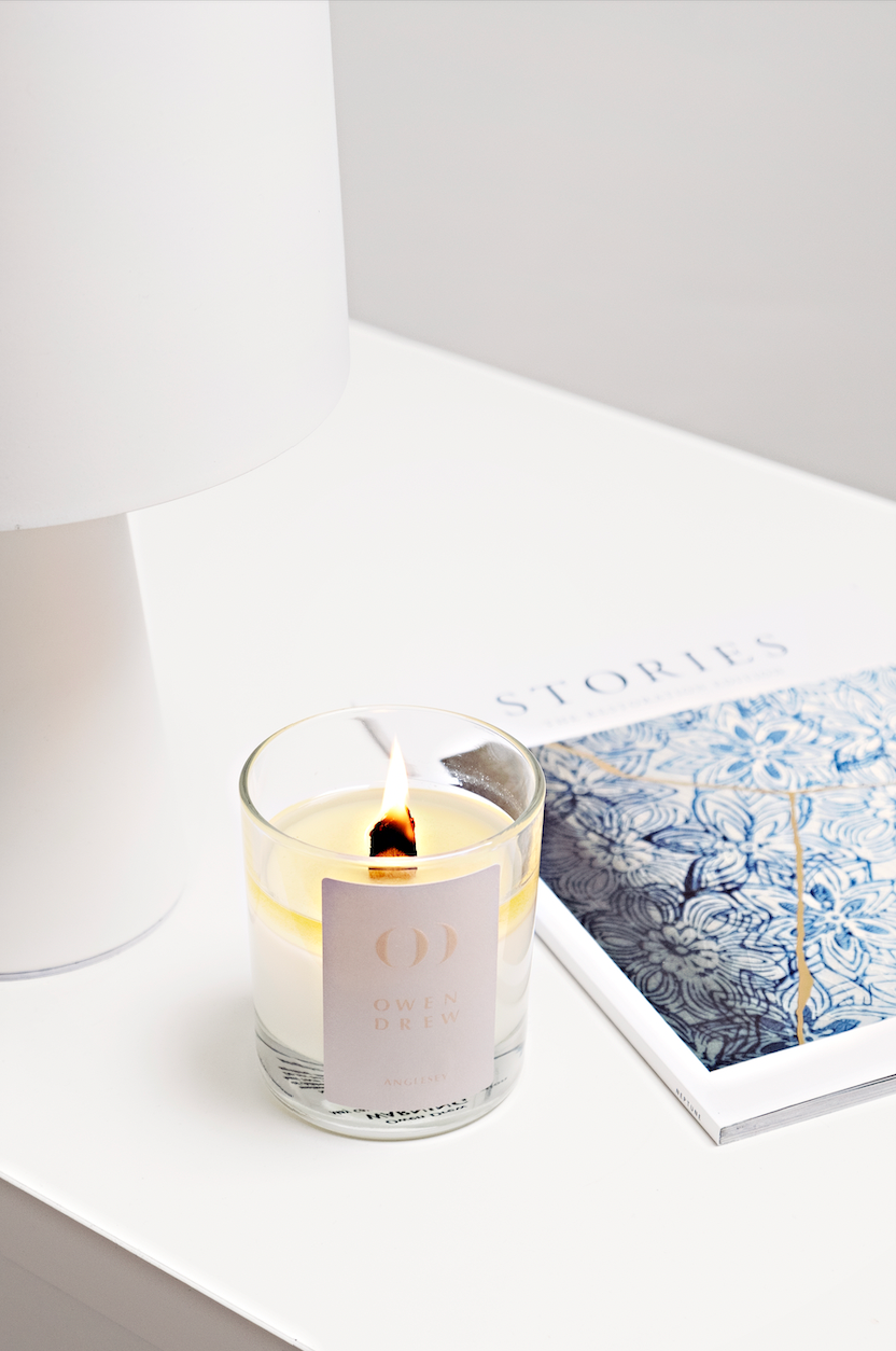 ANGLESEY CANDLE (ESCAPE COLLECTION) Owen Drew England